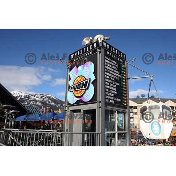  Whistler skiing resort four days before start of Winter Olympic games 2010 Vancouver 