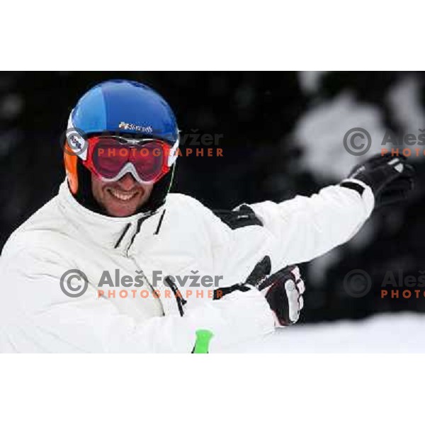 Andrej Jerman (SLO) before first official downhill training in Whistler Creekside during Winter Olympic Games Vancouver on February 10th 2010 