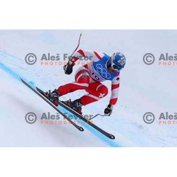 Didier Cuche (SUI) during first official downhill training in Whistler Creekside during Winter Olympic Games Vancouver on February 10th 2010 
