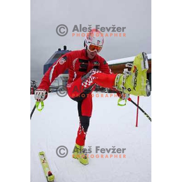 Ivica Kostelic (CRO) before first official downhill training in Whistler Creekside during Winter Olympic Games Vancouver on February 10th 2010 
