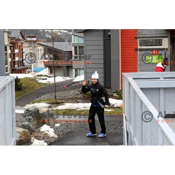 Andreja Mali (SLO) in Whistler Olympic Village during Winter Olympic Games Vancouver 10.2. 2010 