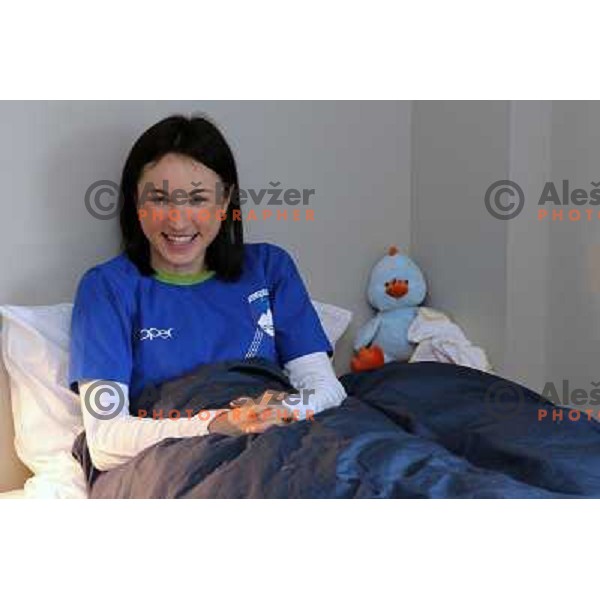 Dijana Ravnikar in Whistler Olympic Village during Winter Olympic Games Vancouver 10.2. 2010 