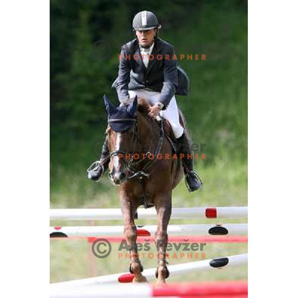 Smolnikar at Slovenian Cup in Show jumping in Krumperk near Domzale, Slovenia on June 4, 2006