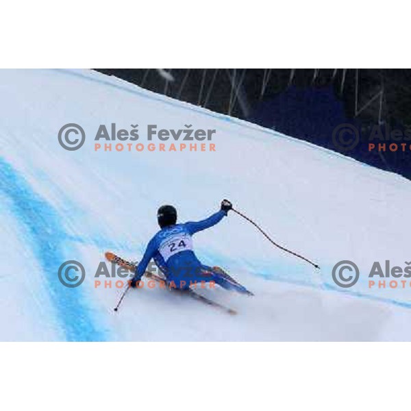 Johan Clarey (FRA) during first downhill training in Whistler Creekside, 2010 Winter Olympic Games Vancouver 10.2. 2010 