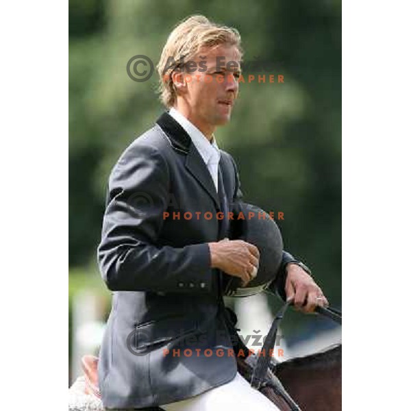 Smolnikar at Slovenian Cup in Show jumping in Krumperk near Domzale, Slovenia on June 4, 2006