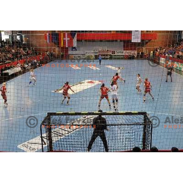  at handball game, Krim Mercator - HCL Leipzig, played in Champions league, Ljubljana, 13.01.2010, Krim Mercator won 32:26 