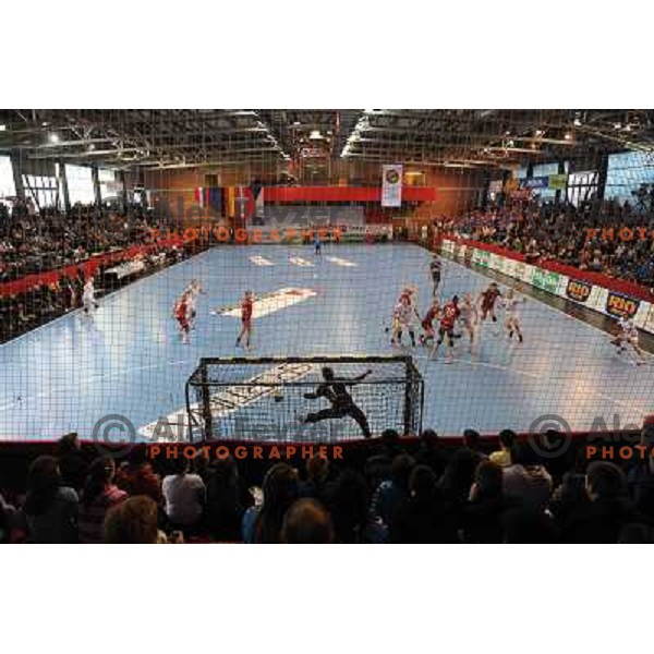  at handball game, Krim Mercator - HCL Leipzig, played in Champions league, Ljubljana, 13.01.2010, Krim Mercator won 32:26 