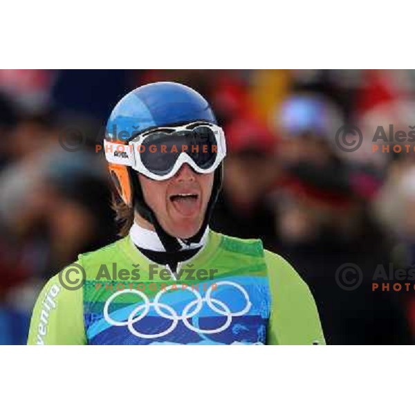 Rok Perko after downhill in Whistler creekside