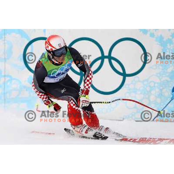 Natko Zrncic-Dim (CRO) at Olympic downhill Men in Whistler Creekside 15.2.2010 at Vancouver 2010 Olympic games, Canada 