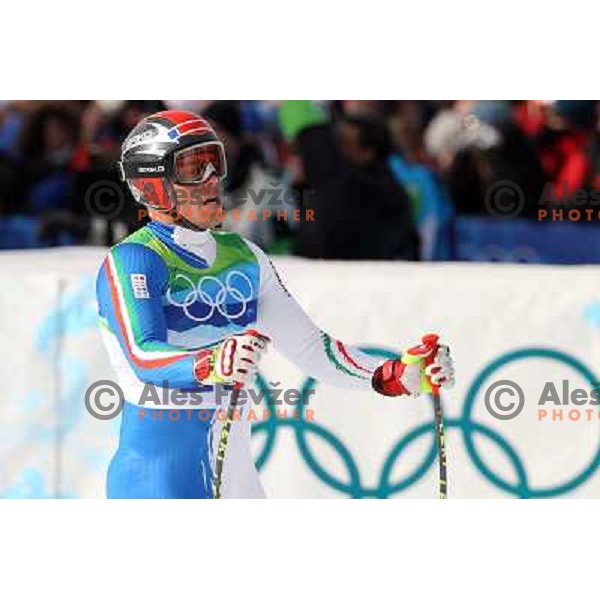 Peter Fill (ITA) at Olympic downhill Men in Whistler Creekside 15.2.2010 at Vancouver 2010 Olympic games, Canada 