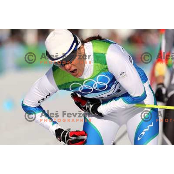Petra Majdic (SLO) Olympic Bronze medalist in Ladies Individual Sprint classic in Whistler Olympic Park 17.2.2010, Vancouver 2010 Winter Olympic Games, Canada 