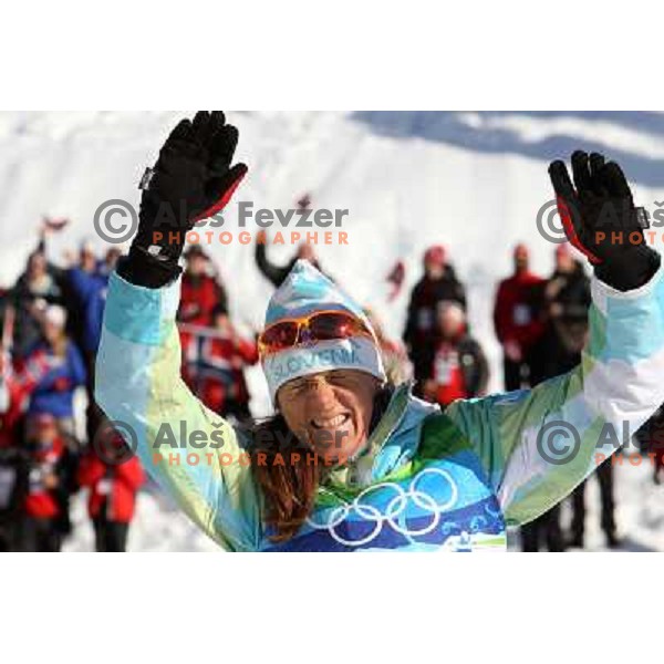 Petra Majdic (SLO) Olympic Bronze medalist in Ladies Individual Sprint classic in Whistler Olympic Park 17.2.2010, Vancouver 2010 Winter Olympic Games, Canada 