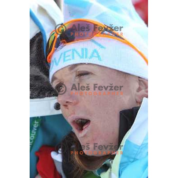 Petra Majdic (SLO) Olympic Bronze medalist in Ladies Individual Sprint classic in Whistler Olympic Park 17.2.2010, Vancouver 2010 Winter Olympic Games, Canada 