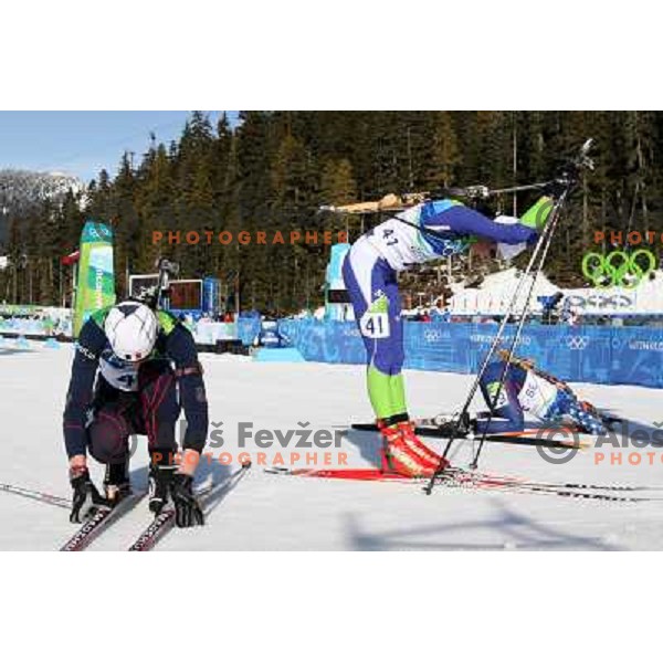 Dijana Ravnikar (SLO) during Biathlon Women\'s 15 km Individual in Whistler Olympic Park 18.2.2010, Vancouver 2010 Winter Olympic Games, Canada 