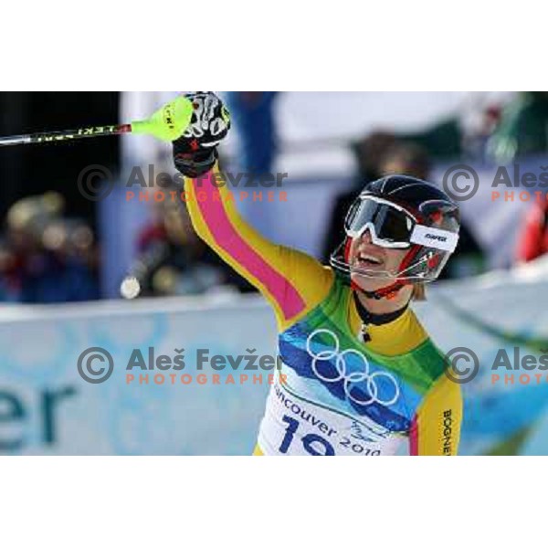 Maria Riesch (GER) Olympic gold medalist in Ladies Super Combined in Whistler Creekside 18.2.2010, Vancouver 2010 Winter Olympic Games, Canada 
