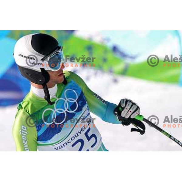 Andrej Jerman (SLO) during Super G Men in Whistler Creekside 19.2.2010, Vancouver 2010 Winter Olympic Games, Canada 