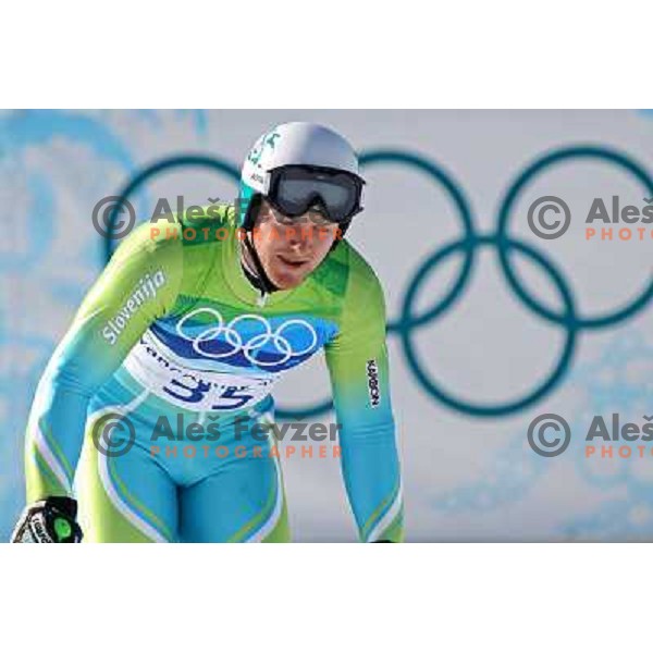  Andrej Krizaj (SLO) during Super G Men in Whistler Creekside 19.2.2010, Vancouver 2010 Winter Olympic Games, Canada 