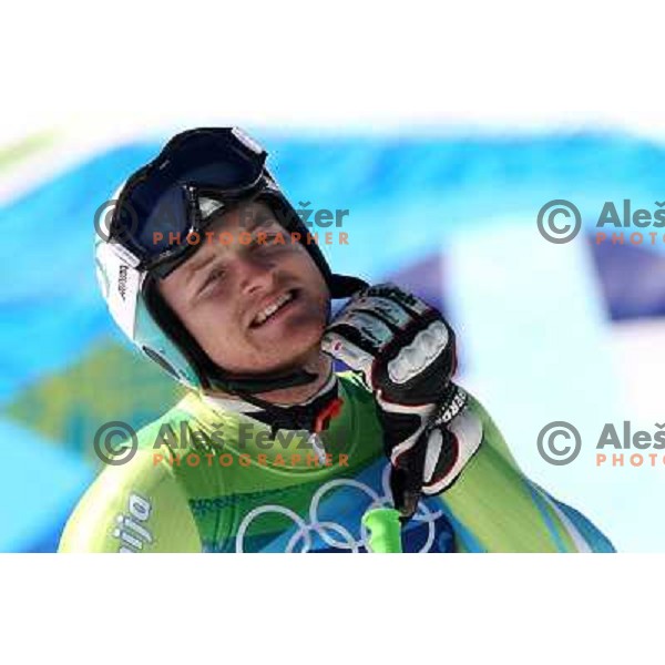  Andrej Krizaj (SLO) during Super G Men in Whistler Creekside 19.2.2010, Vancouver 2010 Winter Olympic Games, Canada 