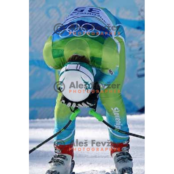  Andrej Krizaj (SLO) during Super G Men in Whistler Creekside 19.2.2010, Vancouver 2010 Winter Olympic Games, Canada 