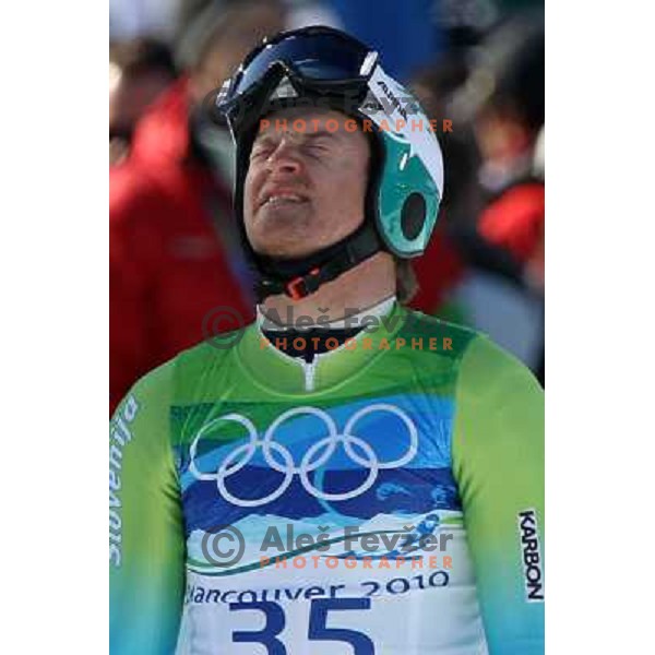  Andrej Krizaj (SLO) during Super G Men in Whistler Creekside 19.2.2010, Vancouver 2010 Winter Olympic Games, Canada 