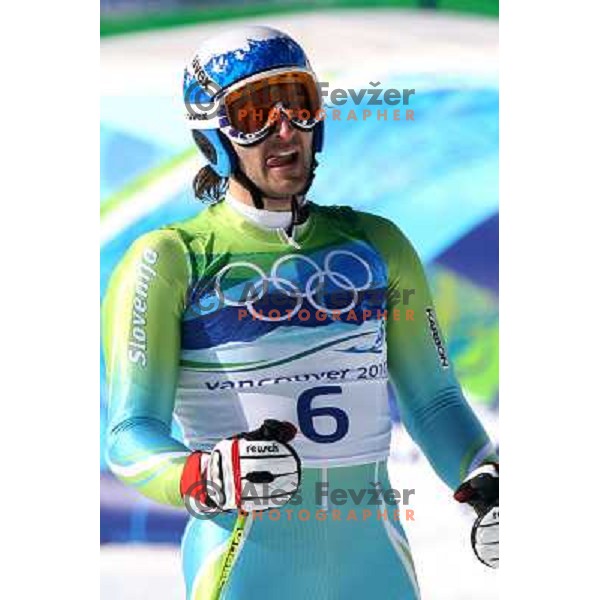 Ales Gorza (SLO) during Super G Men in Whistler Creekside 19.2.2010, Vancouver 2010 Winter Olympic Games, Canada 