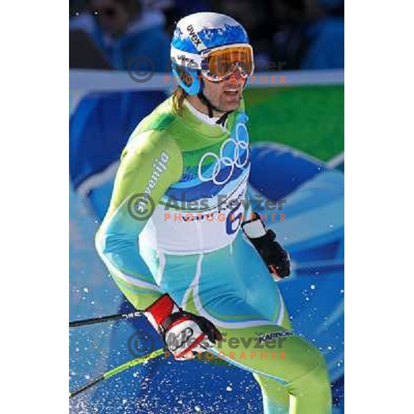 Ales Gorza (SLO) during Super G Men in Whistler Creekside 19.2.2010, Vancouver 2010 Winter Olympic Games, Canada 