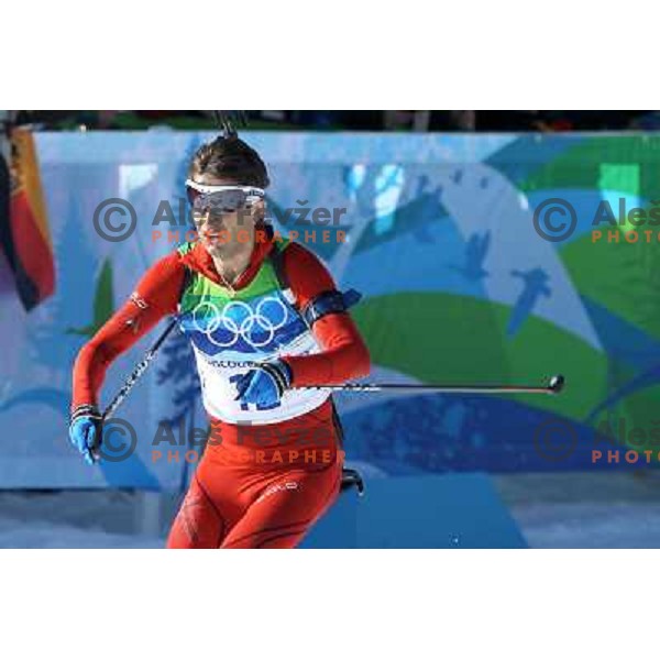  during biathlon Individual Men 20 km in Whistler Olympic Park 18.2.2010 , Vancouver 2010 Winter Olympic Games, Canada 