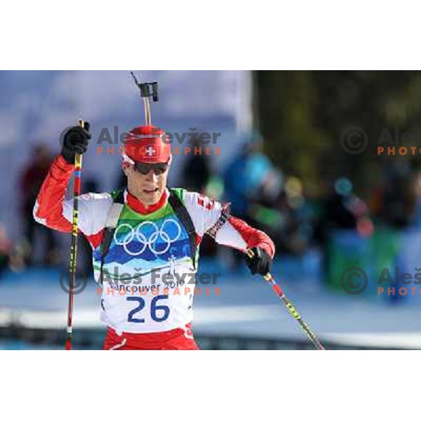  during biathlon Individual Men 20 km in Whistler Olympic Park 18.2.2010 , Vancouver 2010 Winter Olympic Games, Canada 