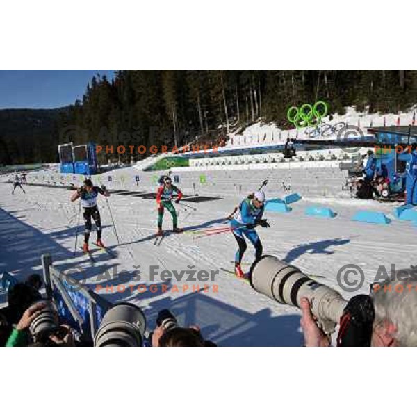  during biathlon Individual Men 20 km in Whistler Olympic Park 18.2.2010 , Vancouver 2010 Winter Olympic Games, Canada 
