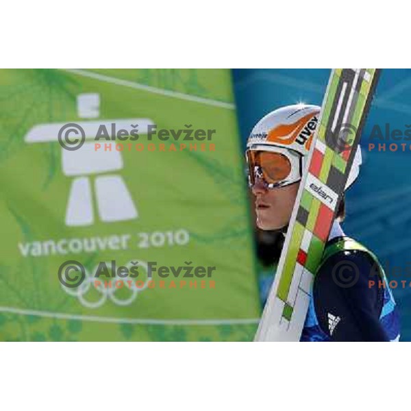 Peter Prevc (SLO) during ski jumping at Large Hill in Whistler Olympic park .20.2.2010 , Vancouver 2010 Winter Olympic Games, Canada 