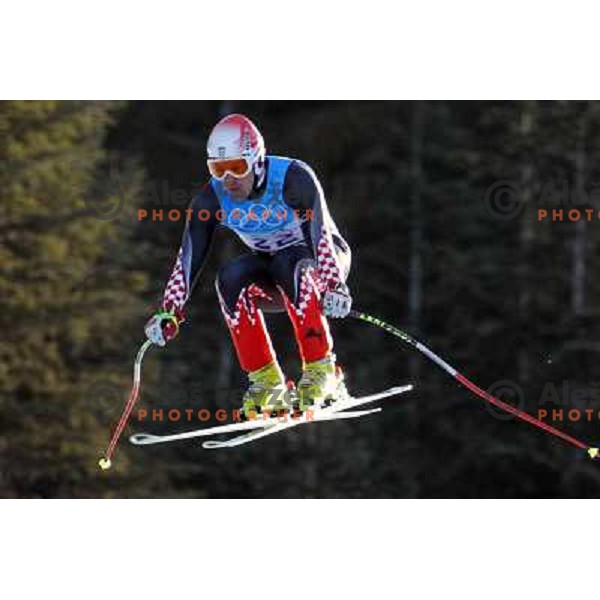 Ivica Kostelic (CRO) skiing in downhill during Men\'s Super Combined in Whistler Creekside 21.2.2010 , Vancouver 2010 Winter Olympic Games, Canada 