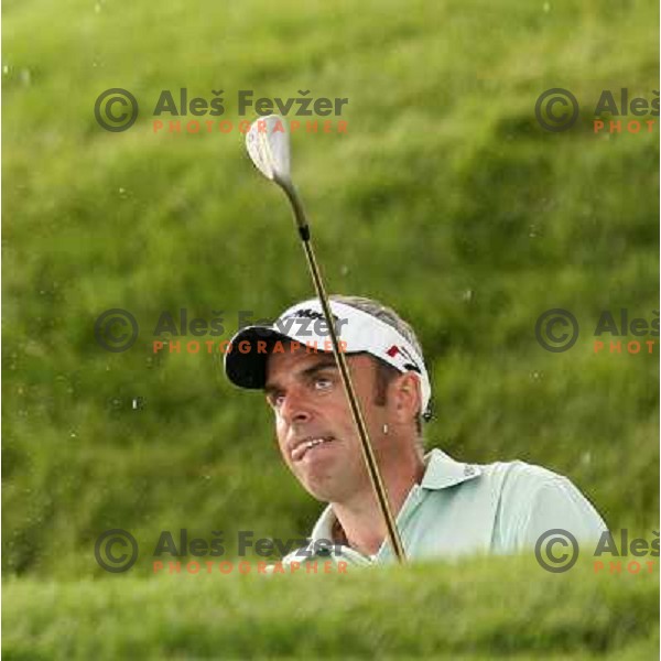 Paul McGinley in action during second day of BA-CA Austrian Open, European tour event at Fontana Golf&Country club, Vienna, Austria on June 9, 2006