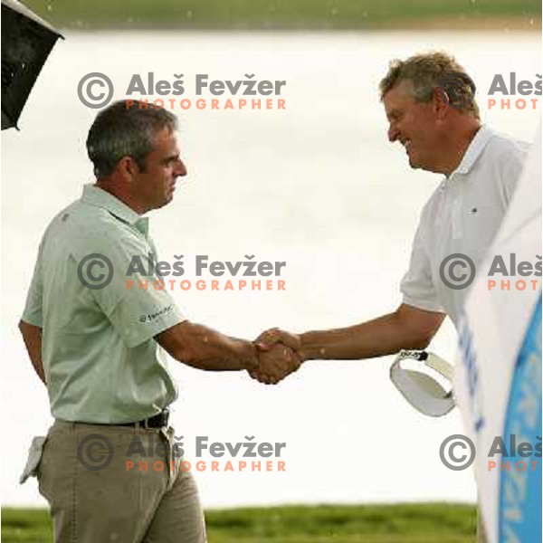 Colin Montgomerie (SCO) in action during second day of BA-CA Austrian Open, European tour event at Fontana Golf&Country club, Vienna, Austria on June 9, 2006