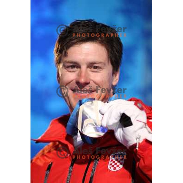 Ivica Kostelic (CRO) Olympic silver medalist in Men\'s Super Combined 21.2.2010 , Vancouver 2010 Winter Olympic Games, Canada 