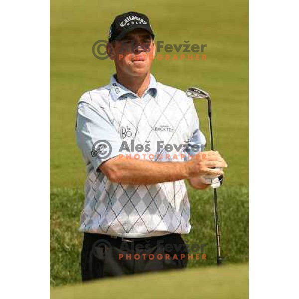 Thomas Bjorn (DEN) in action during second day of BA-CA Austrian Open, European tour event at Fontana Golf&Country club, Vienna, Austria on June 9, 2006