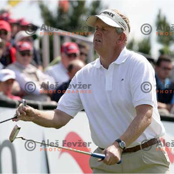 Colin Montgomerie (SCO) in action during second day of BA-CA Austrian Open, European tour event at Fontana Golf&Country club, Vienna, Austria on June 9, 2006