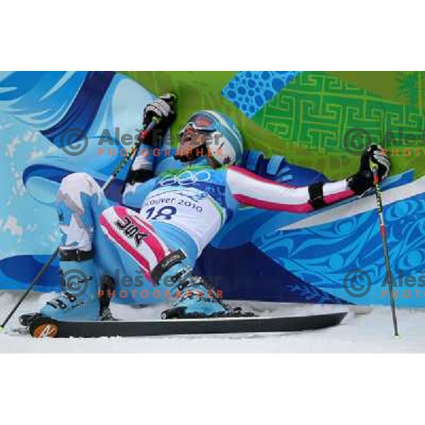 Julia Mancuso (USA) in second run of Women\'s Giant Slalom in Whislter Creekside 25.2.2010 , Vancouver 2010 Winter Olympic Games, Canada 