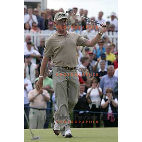 Miguel Angel Jimenez (ESP) in action during second day of BA-CA Austrian Open, European tour event at Fontana Golf&Country club, Vienna, Austria on June 9, 2006
