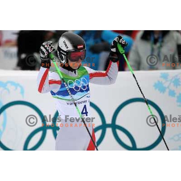 Kathrin Zettel (AUT) after second run of Women\'s Giant Slalom in Whislter Creekside 25.2.2010 , Vancouver 2010 Winter Olympic Games, Canada 