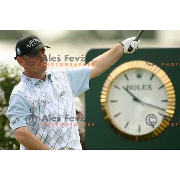 Thomas Bjorn (DEN) in action during second day of BA-CA Austrian Open, European tour event at Fontana Golf&Country club, Vienna, Austria on June 9, 2006