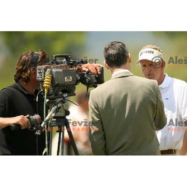Colin Montgomerie (SCO) in action during second day of BA-CA Austrian Open, European tour event at Fontana Golf&Country club, Vienna, Austria on June 9, 2006