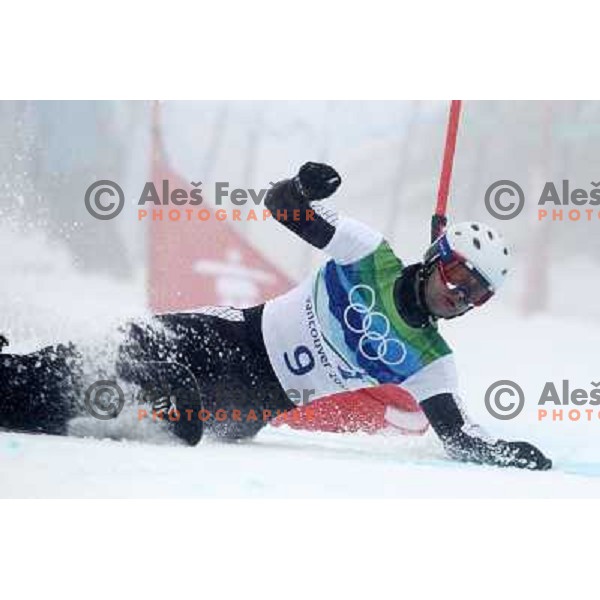  Rok Flander (SLO) during Men\'s Parallel Giant Slalom at Cypress Mountain 27.2.2010, Vancouver 2010 Winter Olympic Games, Canada 