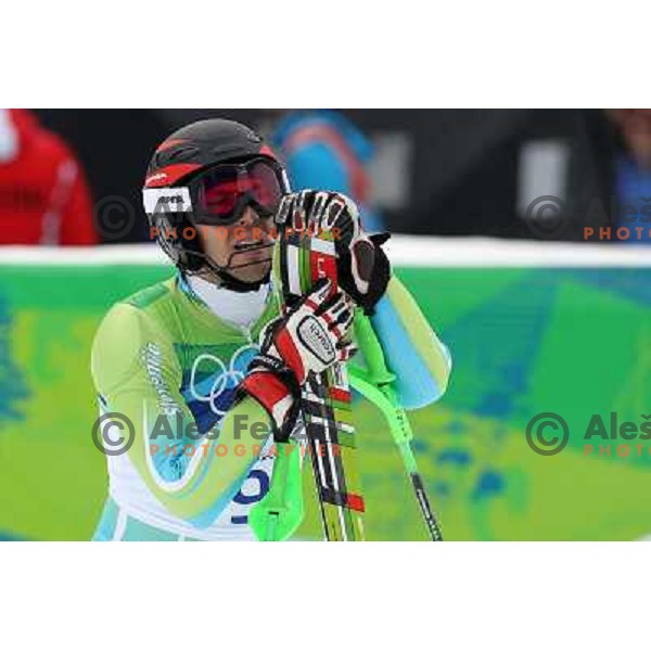 Mitja Valencic (SLO) during Men\'s Slalom in Whistler Creekside 27.2.2010, Vancouver 2010 Winter Olympic Games, Canada 