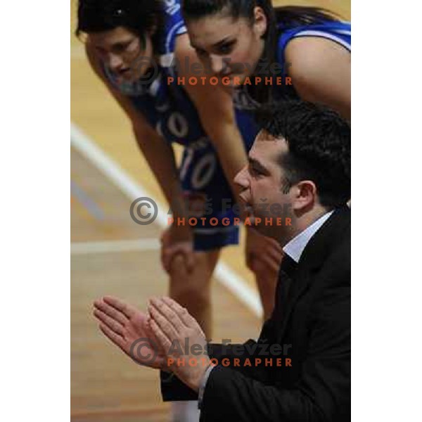 Damir Grgic at the basketball game Hit Kranjska Gora - Merkur played in the final of the Slovenian womens basketball Cup , Celje, 28.02.2010 