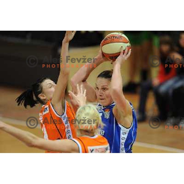 Rankica Sarenac at the basketball game Hit Kranjska Gora - Merkur played in the final of the Slovenian womens basketball Cup , Celje, 28.02.2010 