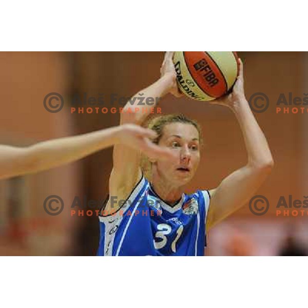 Vedrana Grgin Fonseca at the basketball game Hit Kranjska Gora - Merkur played in the final of the Slovenian womens basketball Cup , Celje, 28.02.2010 