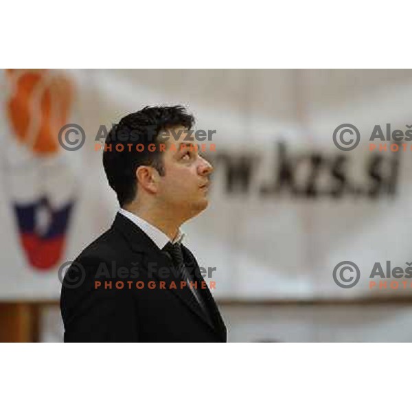 Damir Grgic at the basketball game Hit Kranjska Gora - Merkur played in the final of the Slovenian womens basketball Cup , Celje, 28.02.2010 