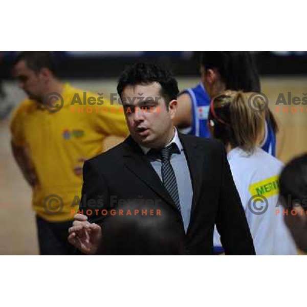 Damir Grgic at the basketball game Hit Kranjska Gora - Merkur played in the final of the Slovenian womens basketball Cup , Celje, 28.02.2010 