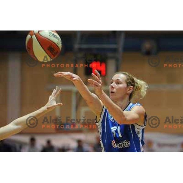 Vedrana Grgin Fonseca at the basketball game Hit Kranjska Gora - Merkur played in the final of the Slovenian womens basketball Cup , Celje, 28.02.2010 