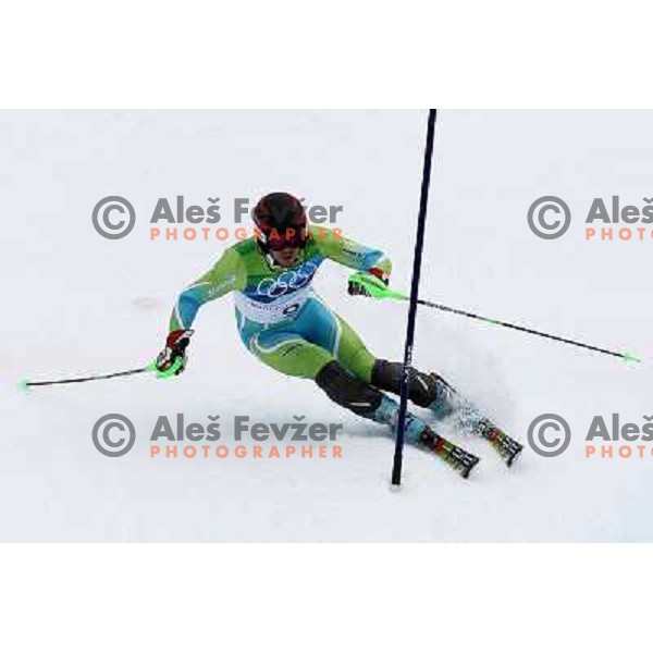 Mitja Valencic (SLO) during Men\'s slalom in Whistler Creekside 27.2.2010, Vancouver 2010 Winter Olympic Games, Canada 